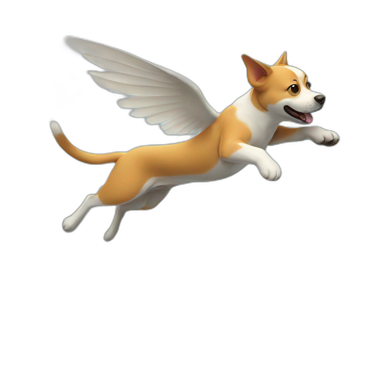 flying-dog-and-swimming-cat emoji