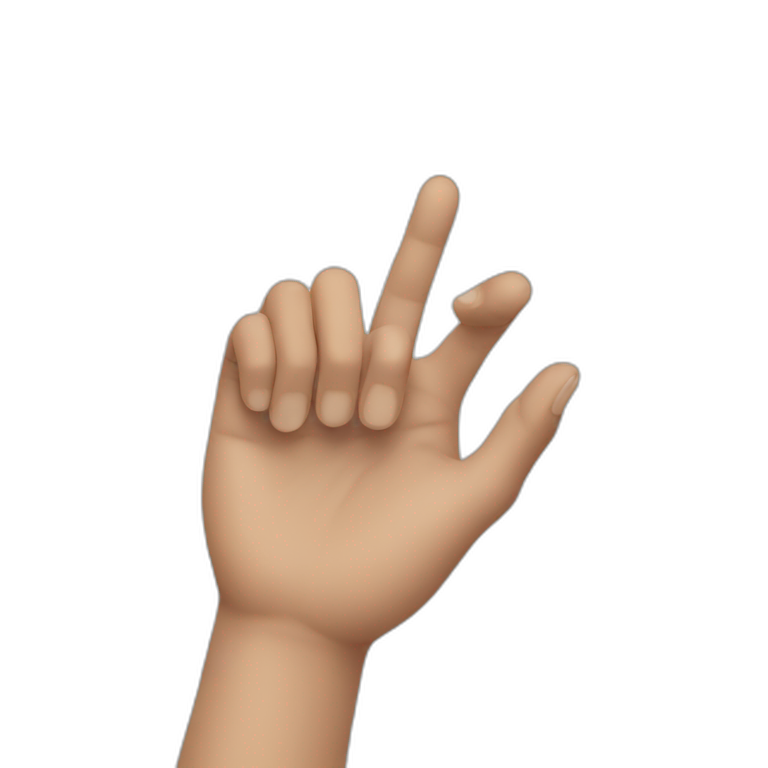 hand holding emoji