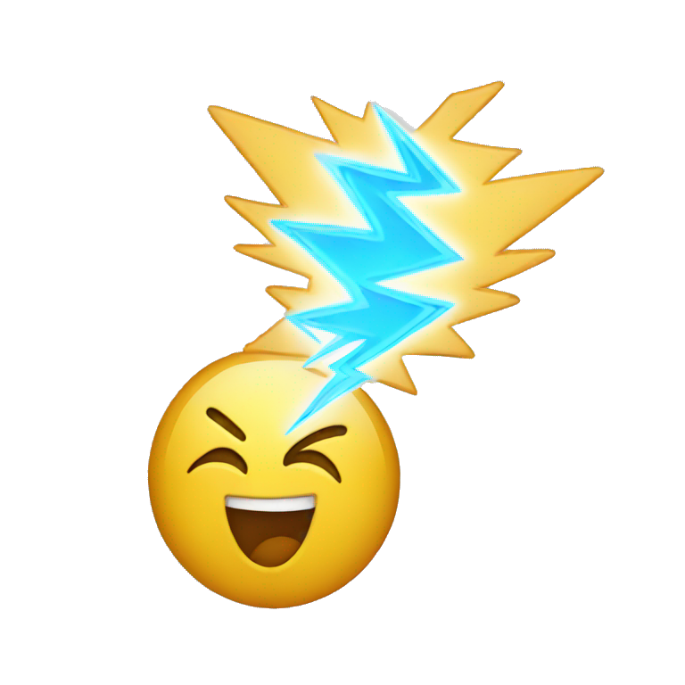 lightning emoji