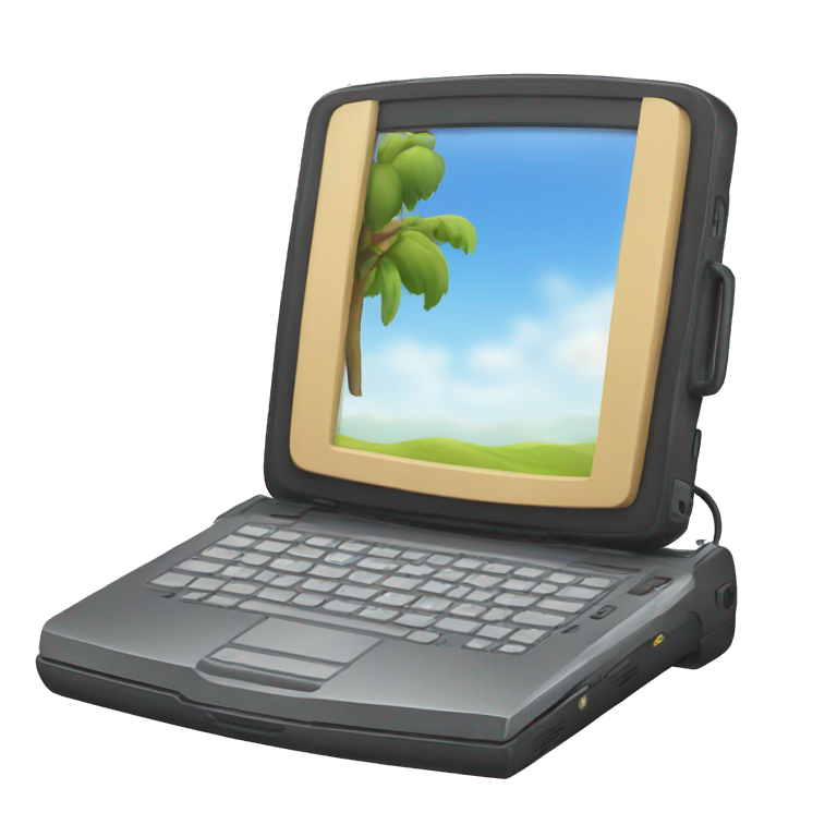 ordinateur portable emoji