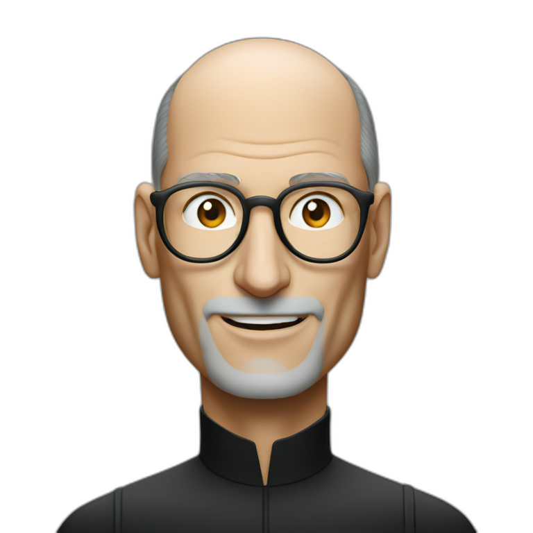Steve jobs and iPhone 14 pro emoji
