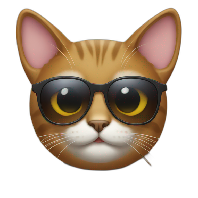 cat wearing sunglasses emoji