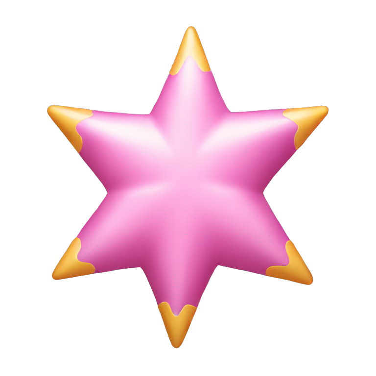 pink empty star emoji