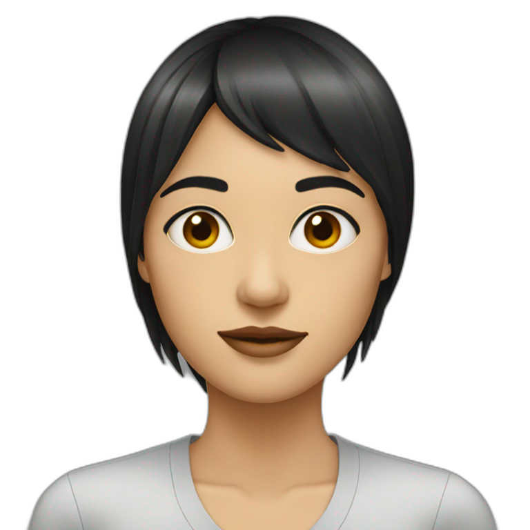 woman-with-black-hair-and-straight-fringe emoji