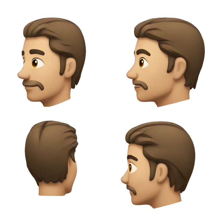 man turned sideways emoji