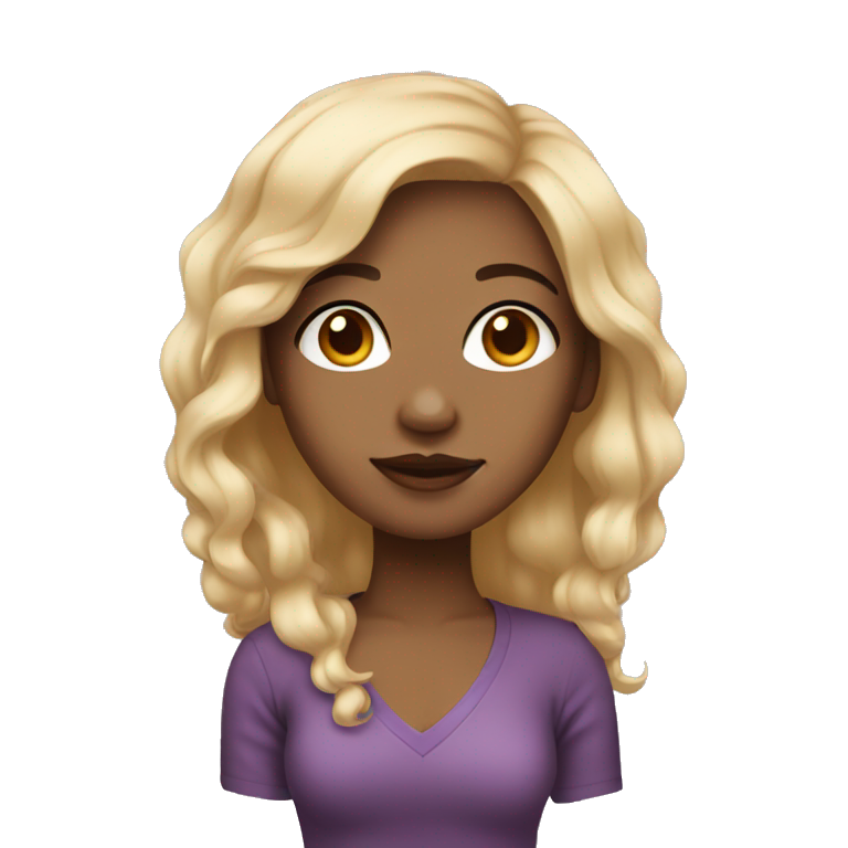 Light skin girl  emoji