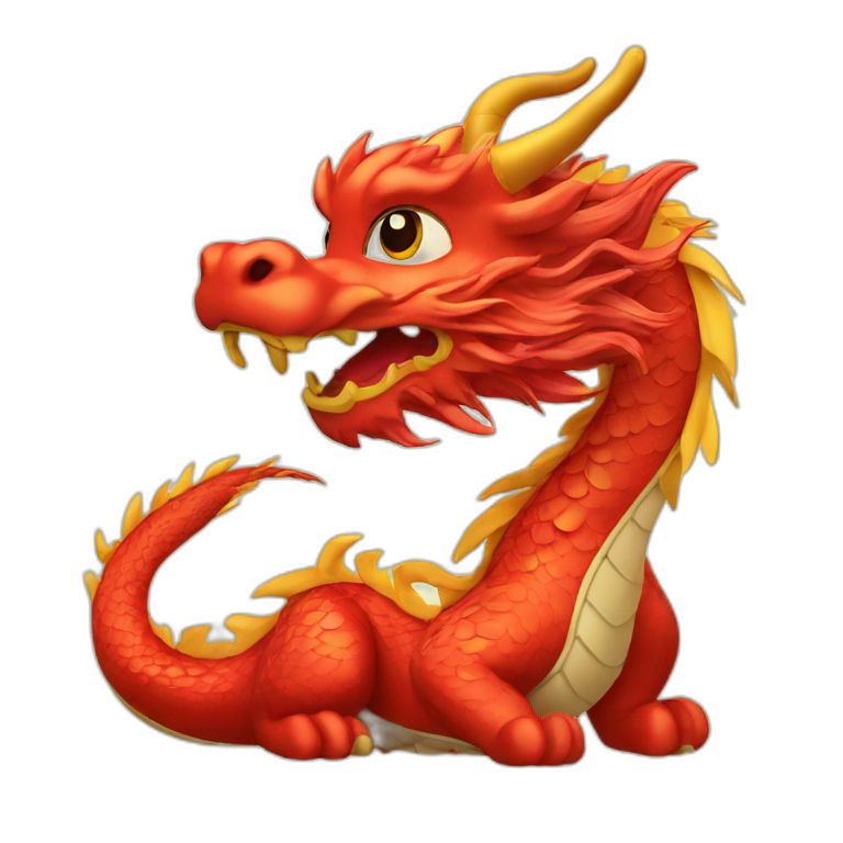 Chinese new year-dragon emoji