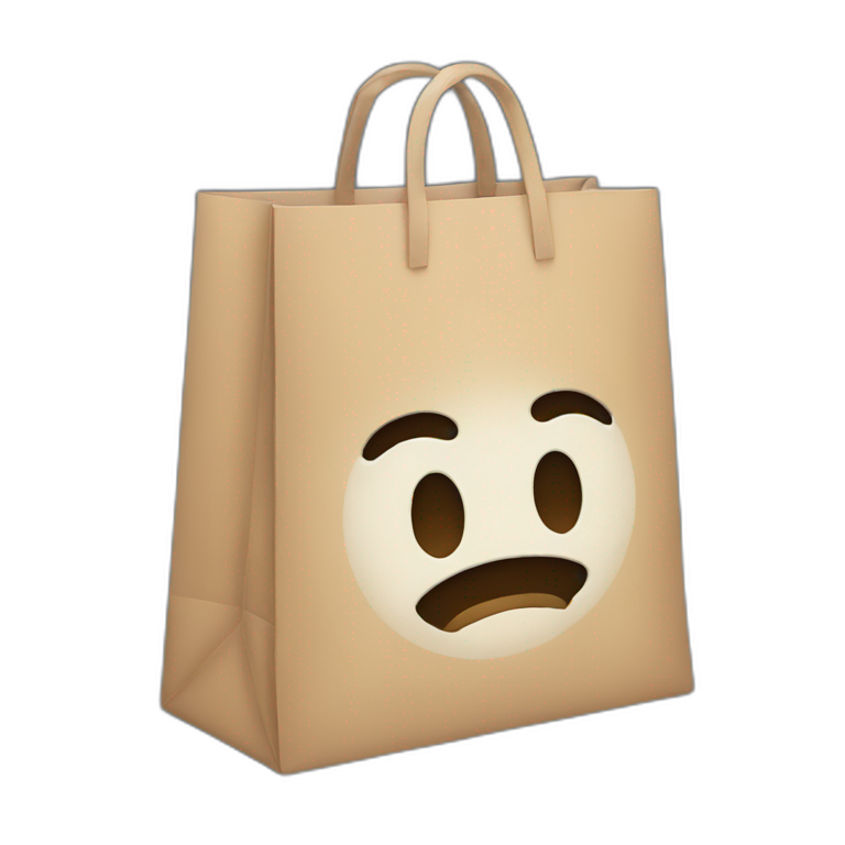 Shopping bag emoji