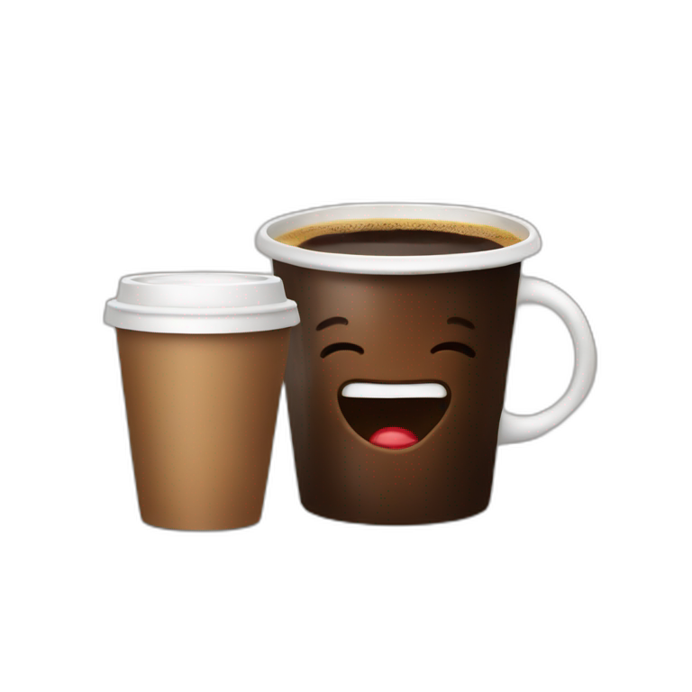 Coffee that drinking coffee emoji