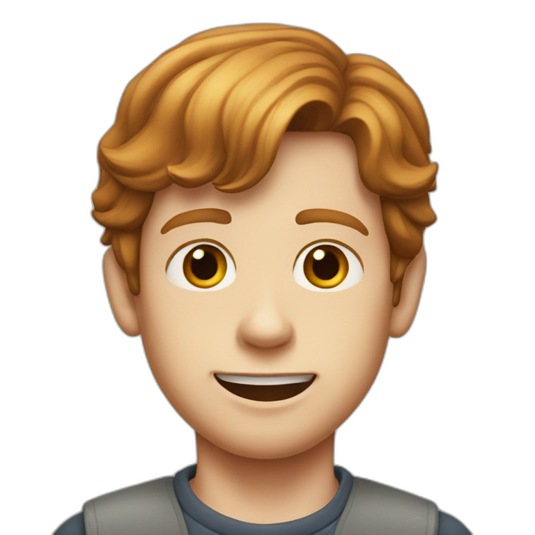 young ron howard with brown hair emoji