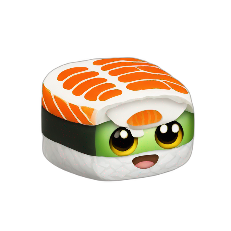 Sushi mit Augen emoji