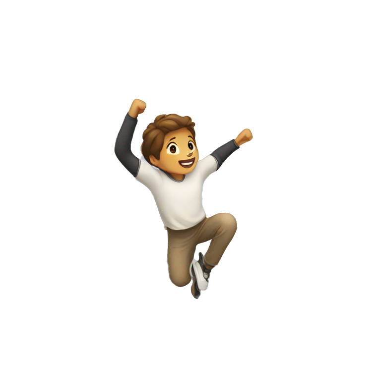 person jumping emoji