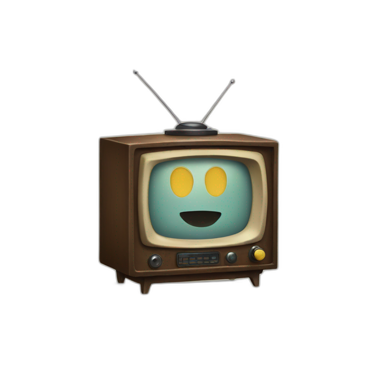 40s Television emoji