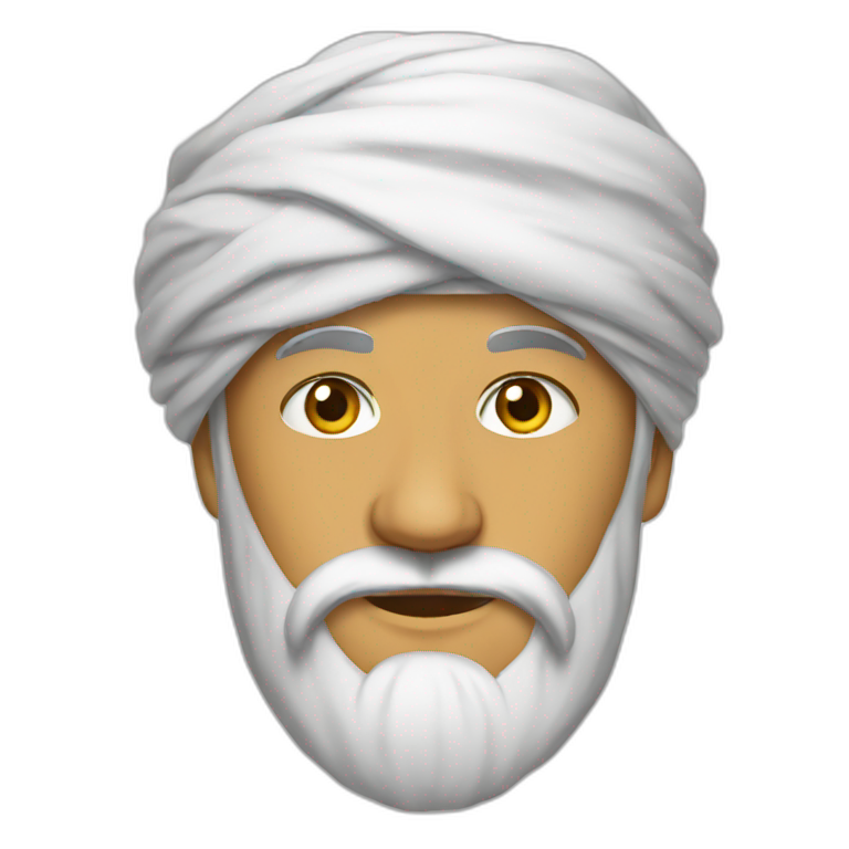 A Shiite turbaned master emoji