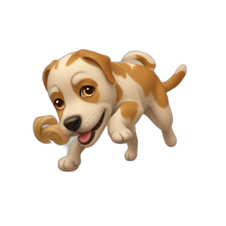 Dog-play emoji