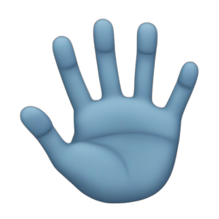 ten finger hand emoji