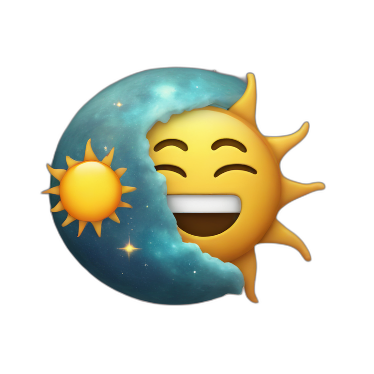 Sun and Space emoji