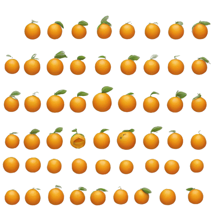 Orange  emoji