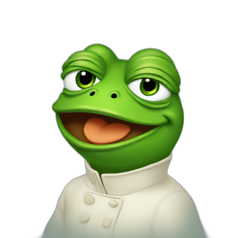 Pepe in love emoji