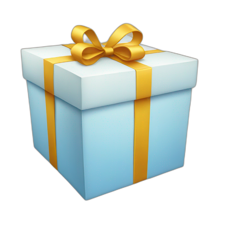 open  gift box emoji