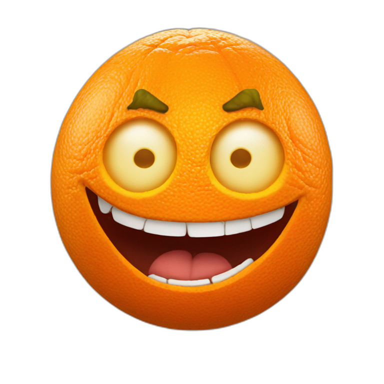 annoying orange emoji
