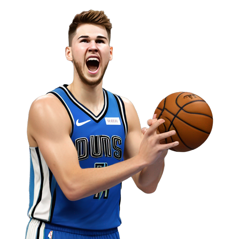 luka doncic taunting devin booker emoji