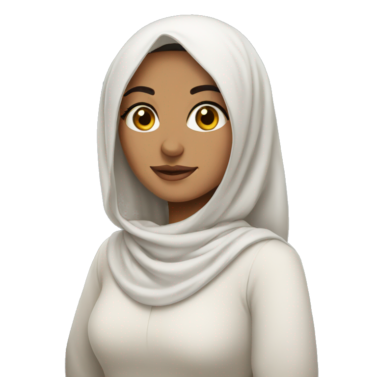 Beautiful arab girl emoji
