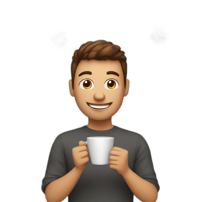 juggling with coffee cups emoji