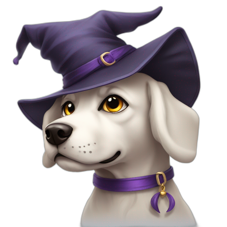 witchy pollux dog emoji