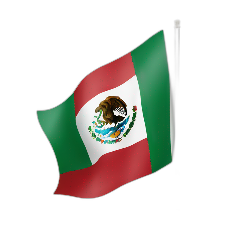 elegant mexican flag emoji