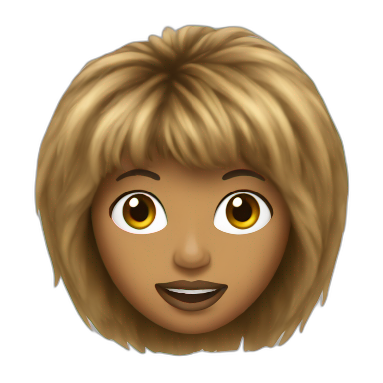 Tina Turner emoji