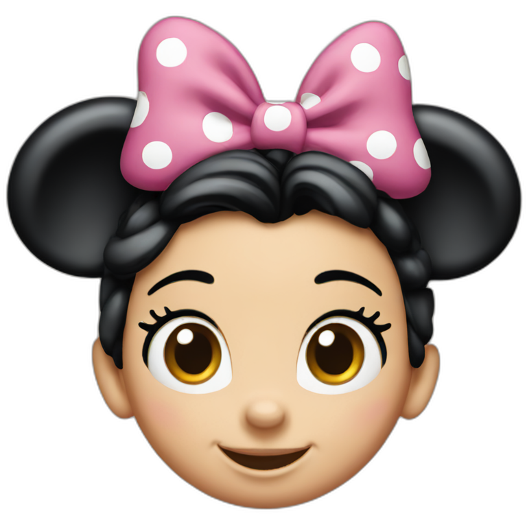 Minnie mouse emoji