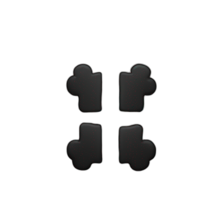 Black cross emoji