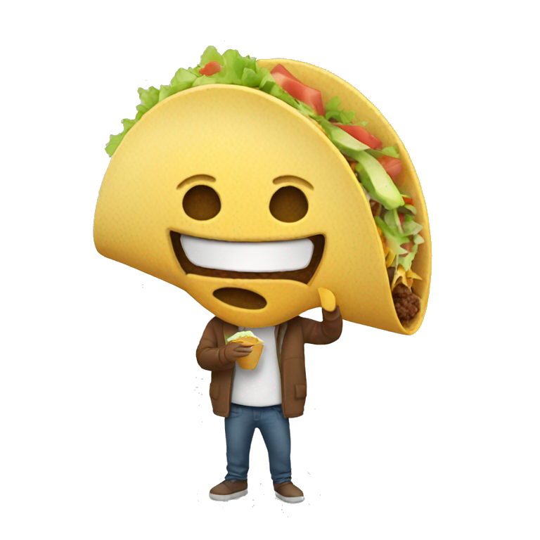 eating tacos emoji