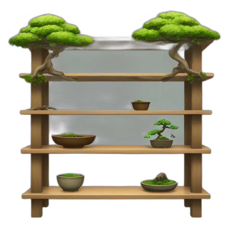 bonsai shelf emoji