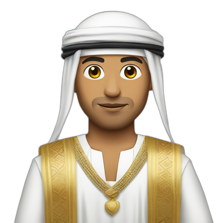 Ronaldo in arab dress emoji