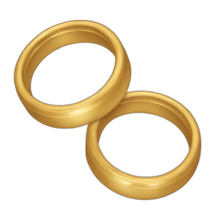 Two rings together emoji emoji
