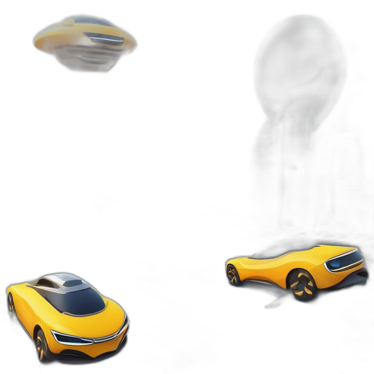 A futurist cityscape with flying cars and advanced infrastructure symbolising the advancement in technology  emoji