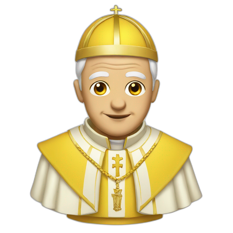 yellow-pope emoji