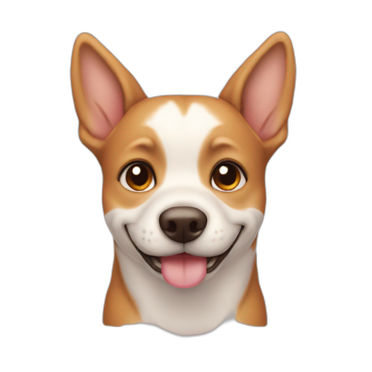 smile emoji plus dog face emoji  emoji