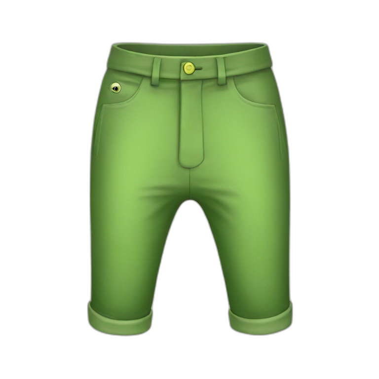 Green tea pants emoji