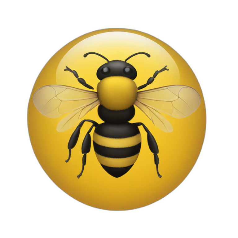 Bee-sphere emoji