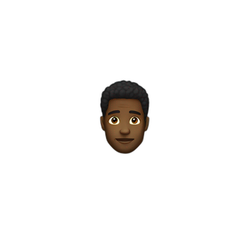Black Guy hoodie emoji