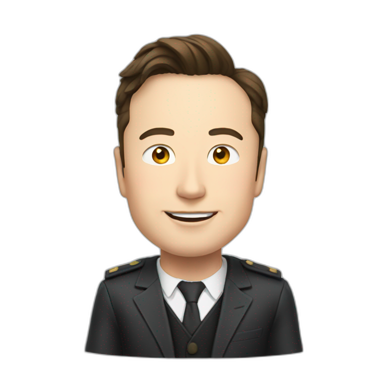 Elon musk in Japan emoji
