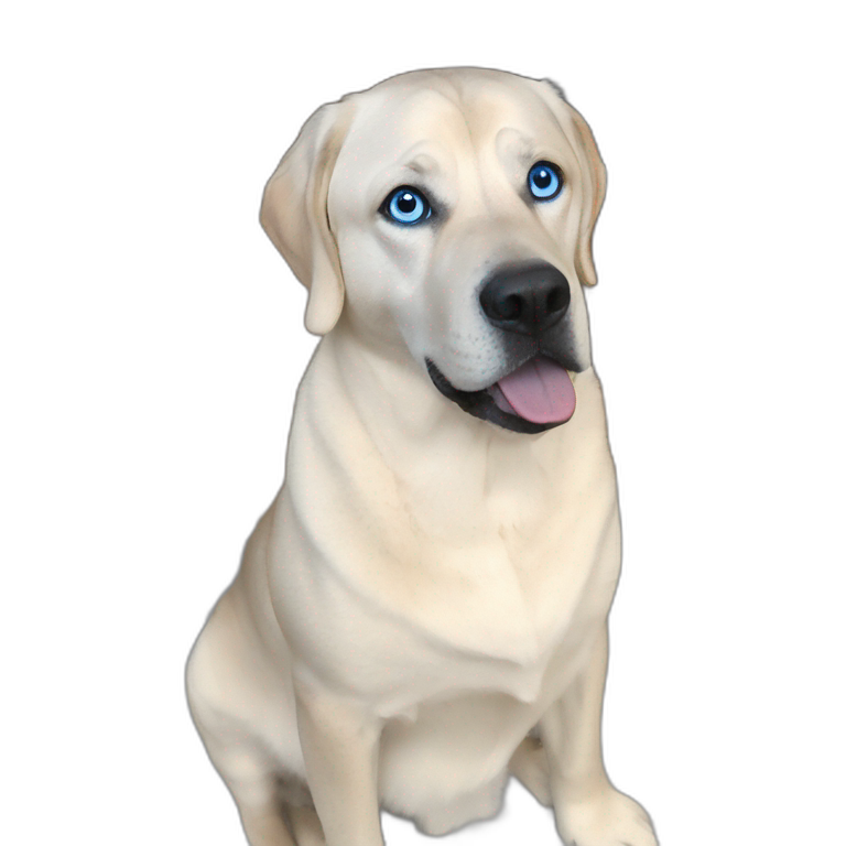 serene blue-eyed indoor animal emoji