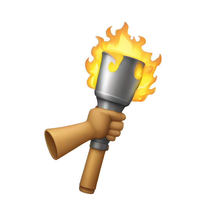 torch to torch emoji