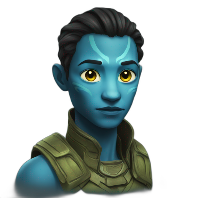 An Avatar Na'vi boy emoji