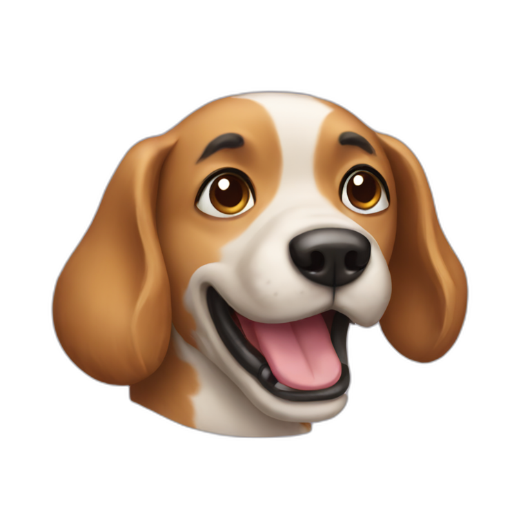 dog call phone emoji