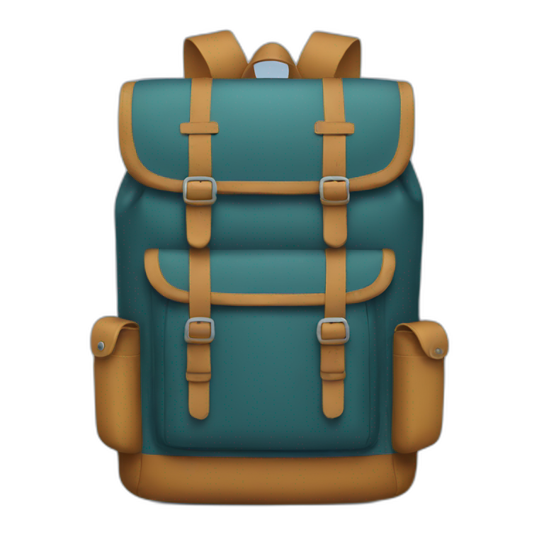 school bag emoji