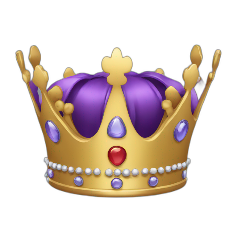 a crown emoji